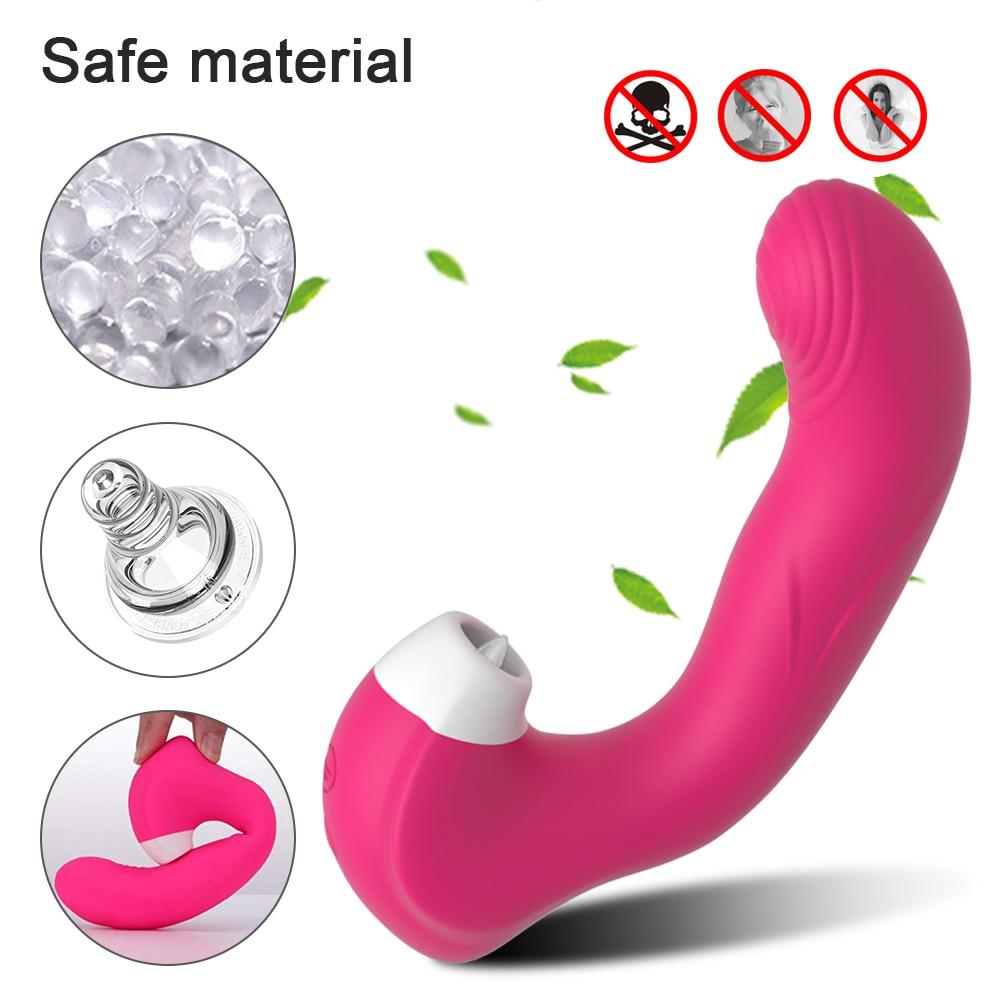 3 In 1 Clitoral Vagina Sucking Licking Vibrator for Woman G Spot Vibrating Clitoris Stimulator Sex Toys for Women