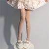 Printed Cherry Blossom Stockings, Fresh And Cute Lolita White Pantyhose, Slimming But Not Losing Crotch, Sweet And Skin-beautifying Stockings