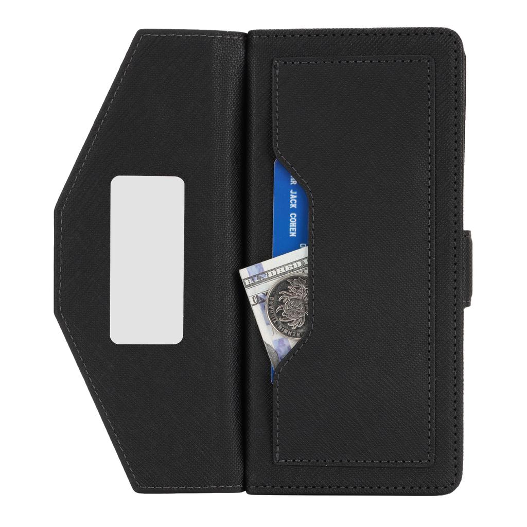 For Sony Xperia 10 IV 5G Stand Case Cross Texture PU Leather Wallet Phone Cover with Shoulder Strap/Makeup Mirror