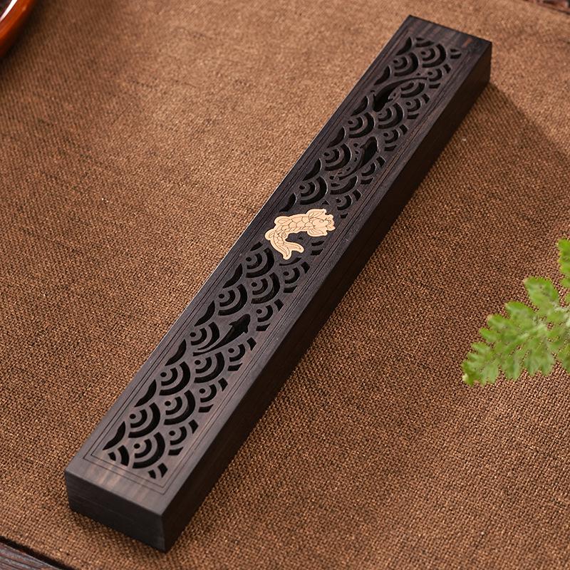Purple Sandalwood & Black Sandalwood Incense Burner Box for Home