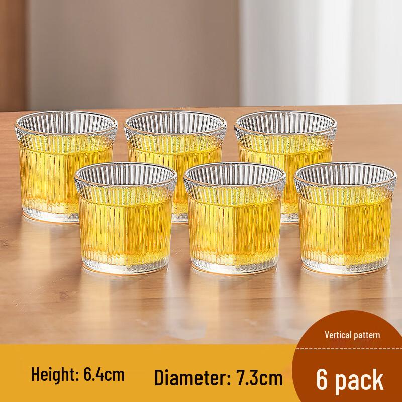 Shangqi Hammered Glass Tumblers - Set of 2