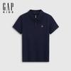 GAP Boys' Embroidered Bear Short Sleeve Polo Shirt