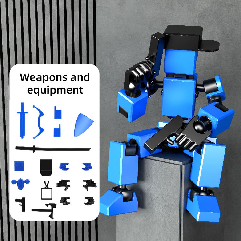 3D Printed Movable Dolls With Movable Joints, Diy Assembled Robot Toys