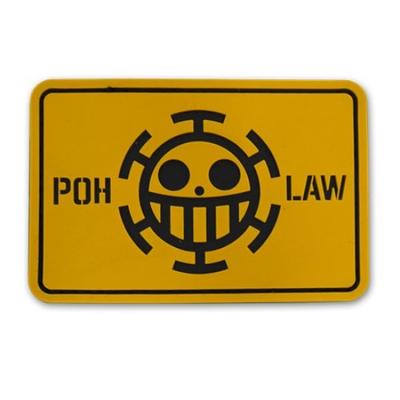 One Piece Heart Piraten PVC Patch