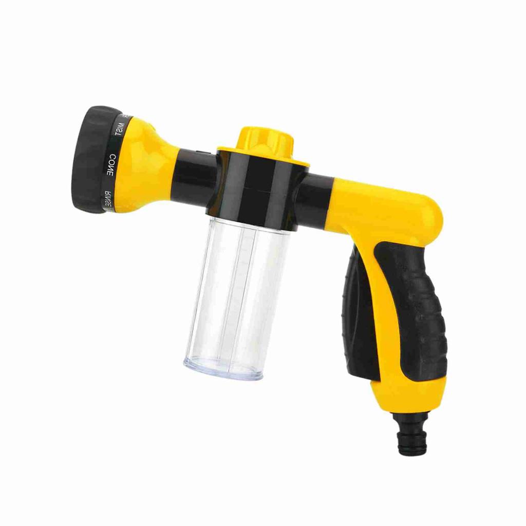 High Pressure Spray Car Wash Foam Water Gun Cleaning Tool Washer 6m Yellow