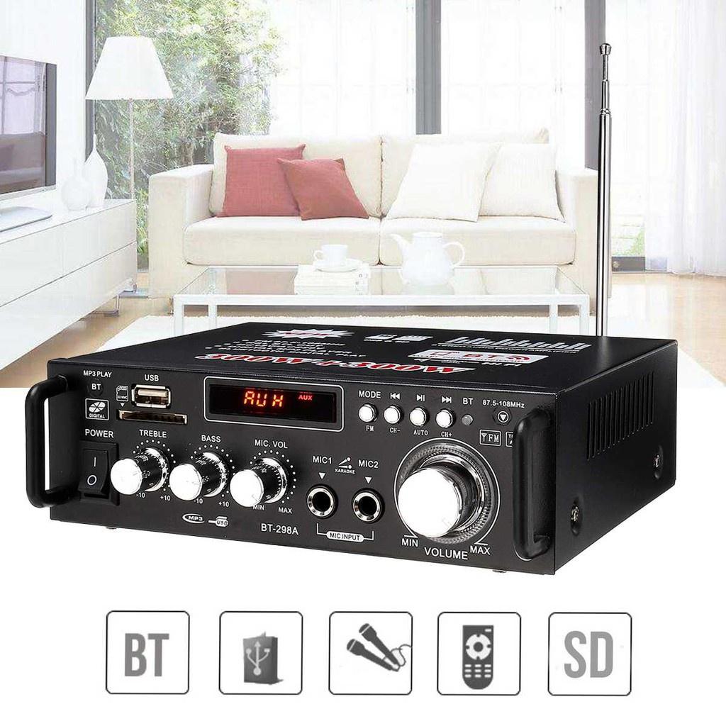 600W Household Audio Amplifiers Bluetooth Connector Amplifier Subwoofer Home Theater Amplifier Sound System Amplifie