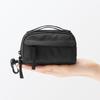 MUJI Mini Water-Repellent Boston Bag, Unisex, Adult, EGB03A5A, Black