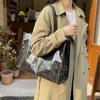 Storage Bag Transparent Jelly Bag Large Capacity Letter Prints Handbags PVC Tote Bag Fitness Bag