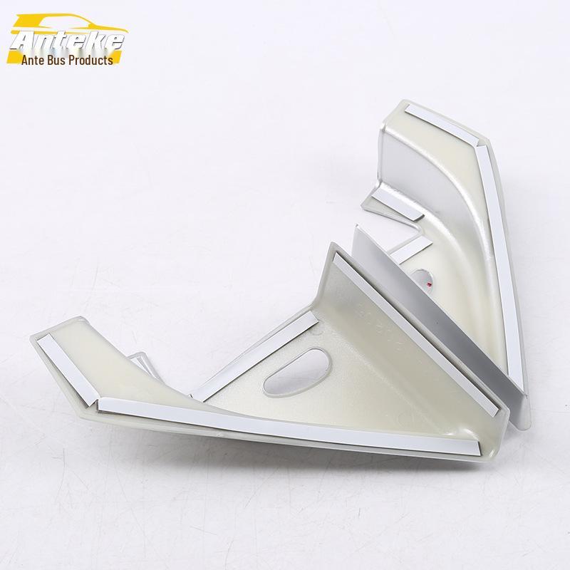 T90 Car Window Decorative Inner Triangle Electroplated Frame Sticker
