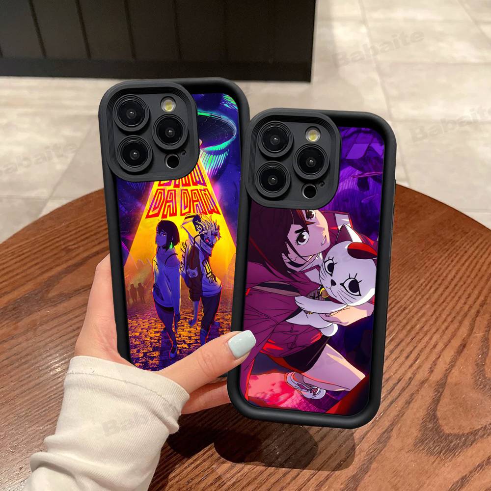 Adventure Anime Dandadan Phone Case For IPhone 17 16 15 14 13 12 11 Pro Max Mini Plus Soft TPU Back Cover