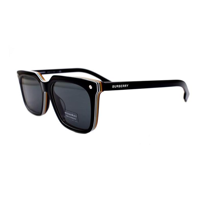 Burberry BURBERRY/ B. Black Square Sunglasses Men's