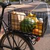 Folding Rear Cycle Basket Shockproof for Commuting