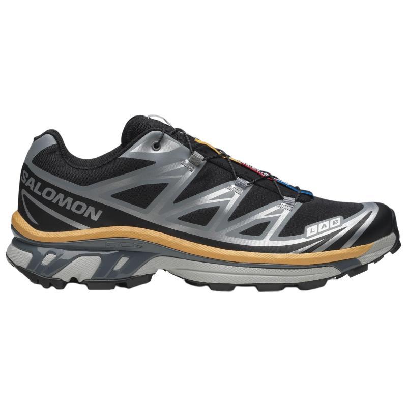 SALOMON XT 6 Anti Slip Wear Resistant Low Top Casual Running Shoes Unisex Black Sneakers 477394