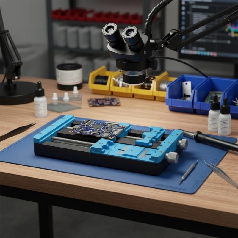 Phone Repair Fixture Bearing Holder for Phone Motherboards PCB Soldering Maintenance Repair Clamp Heat Resistant