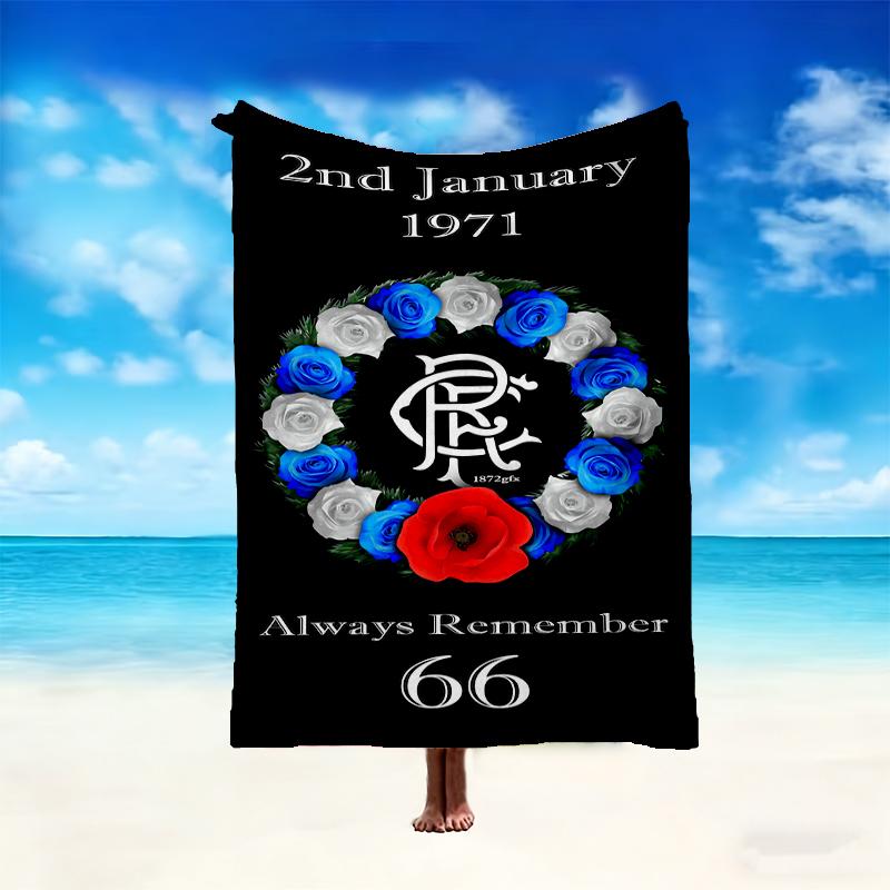 [Couverture Rangers FC] Couverture Créative pour Femmes Hommes Famille Ami pour Anniversaire Fête des Mères Fête des Pères Saint-Valentin