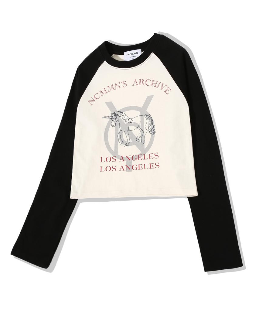NOYCOMMON Unicorn Crop Longsleeve Bk