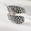 Creative Simple Vintage Opening Adjustable Ring Irregular Hammered Metal CopperColor Ring Banquet Party Accessories Ring