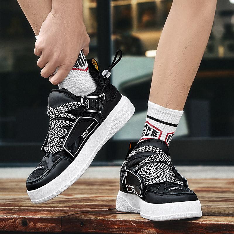 Trend Cool Easy Matching Board Shoes Green Sneakers Men Casual Sneakers Street Youth Skateboard Shoes Designer Skateboarding