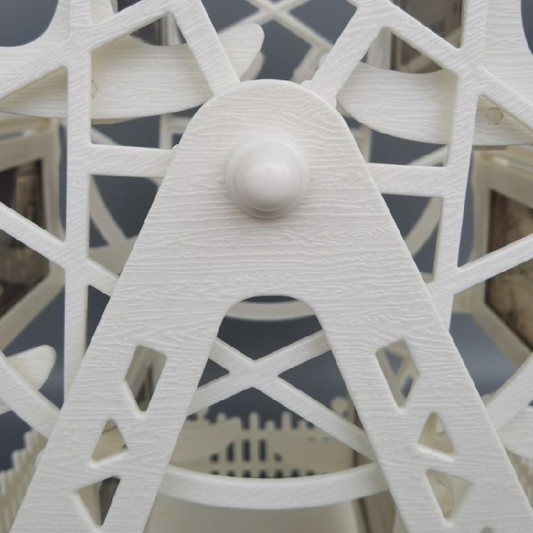 Dekoratives Riesenrad-Design Fotohalter für 12 Fotos Mit leicht austauschbarem drehendem Bilderrahmen Geschenk