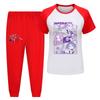 Children's Summer Sports T-shirt And Pants Two-piece Sportswear Set Short-sleeved Printed Clothing Suit