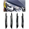 2 pièces cache-sourcil de phare cache-lampe cache-paupière autocollant de garniture Compatible Pour VW Passat B7 2010 2011 2012 2013 2014