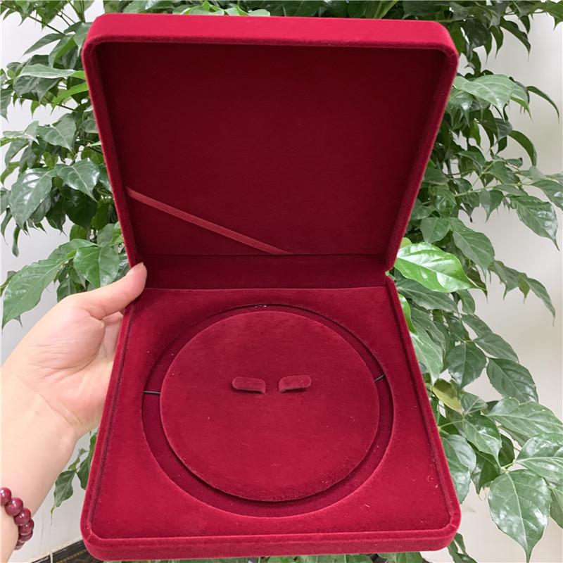 Necklace box, earring bracelet box, high-end pearl necklace set gift box, three piece set packaging box, two-piece set packaging box