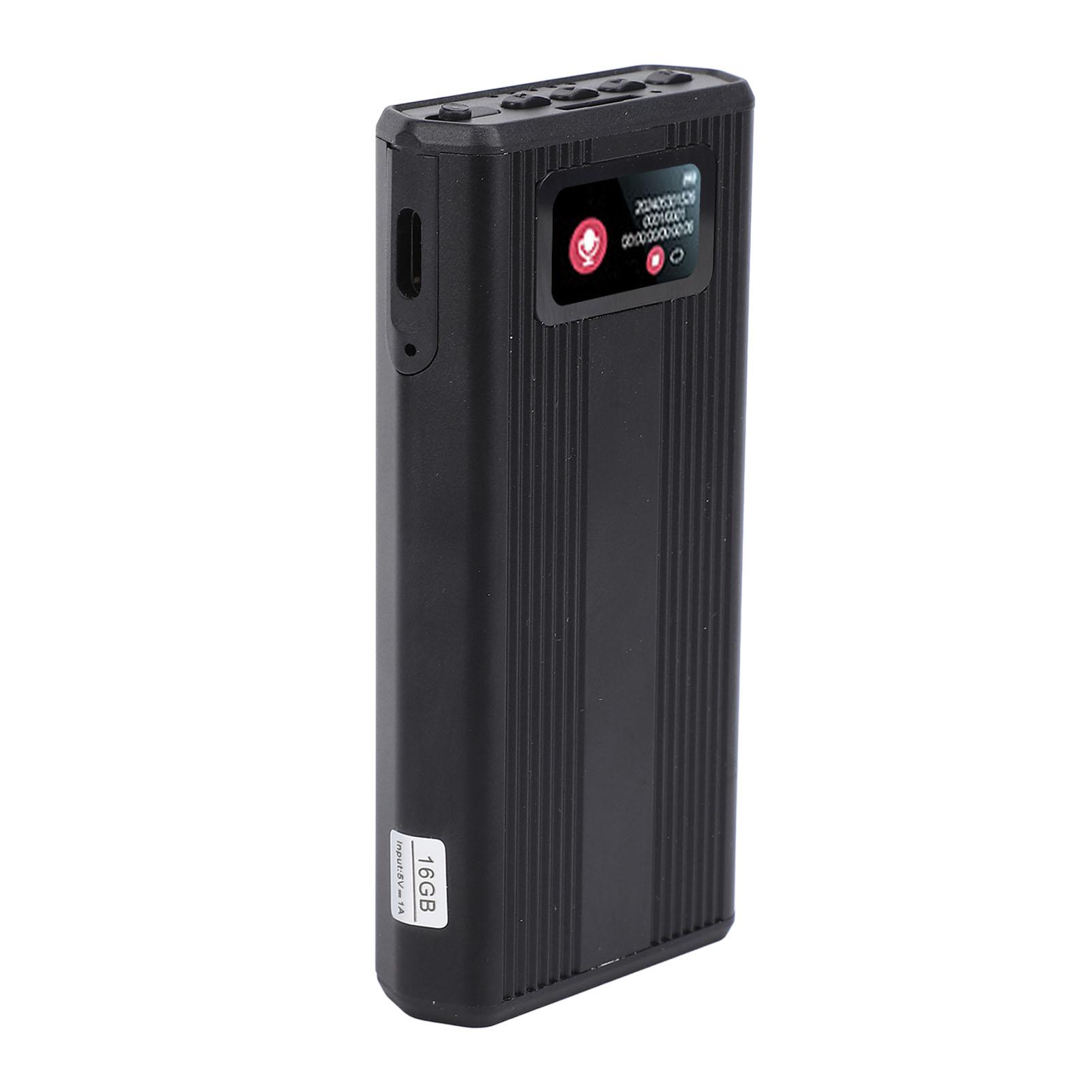 

Цифровой диктофон 16 ГБ Профессиональный HD Шумоподавление 4000 мАч Магнитный 1536 кбит/с Цифровой Голос