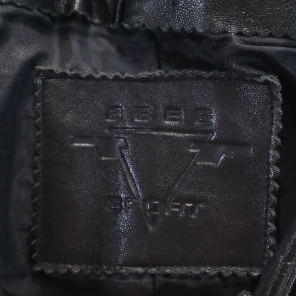 BEBE SPORT 80s 90s Made In USA Old Genuine Leather Leather Pants W30 Women Used