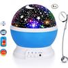 Night Lamp Projector Starry Sky Night Light Projector Decor Lamp Rotating Starry Moon Galaxy Projector Table Light