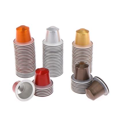 10 stuks Nespresso koffie capsules beker met rubberen ring en afdichtingssticker 37 mm