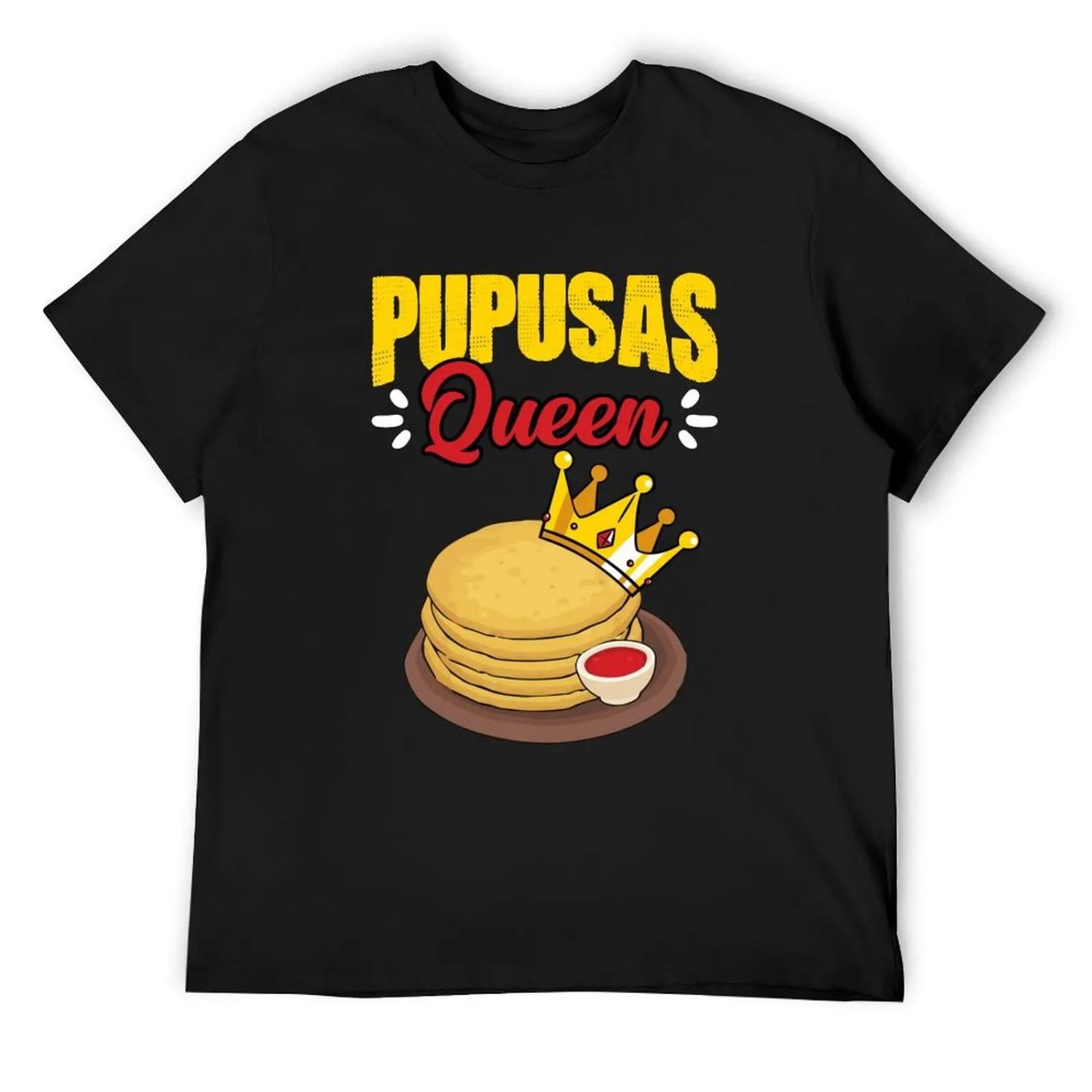 Awesome Pupusas Salvadorian Food An El Salvador Pupusa Queen T-Shirt sweat boys animal print mens t shirts S