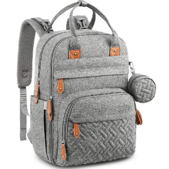 Hot Selling Foldable Mommy Bag Bed Bag Multi-Functional Foldable Baby Bag Waterproof Large Capacity Mommy Backpack