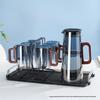 High Borosilicate Glass Cold Brew Kettle Set - Large Capacity, Heat Resistant, Household Pitcher & Cups