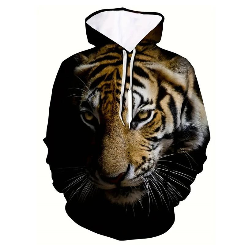 Spring Autumn Hooded Sweatshirt 3D Digital Printing Unisex Hoodies Men Women Fashion Loose Pullover