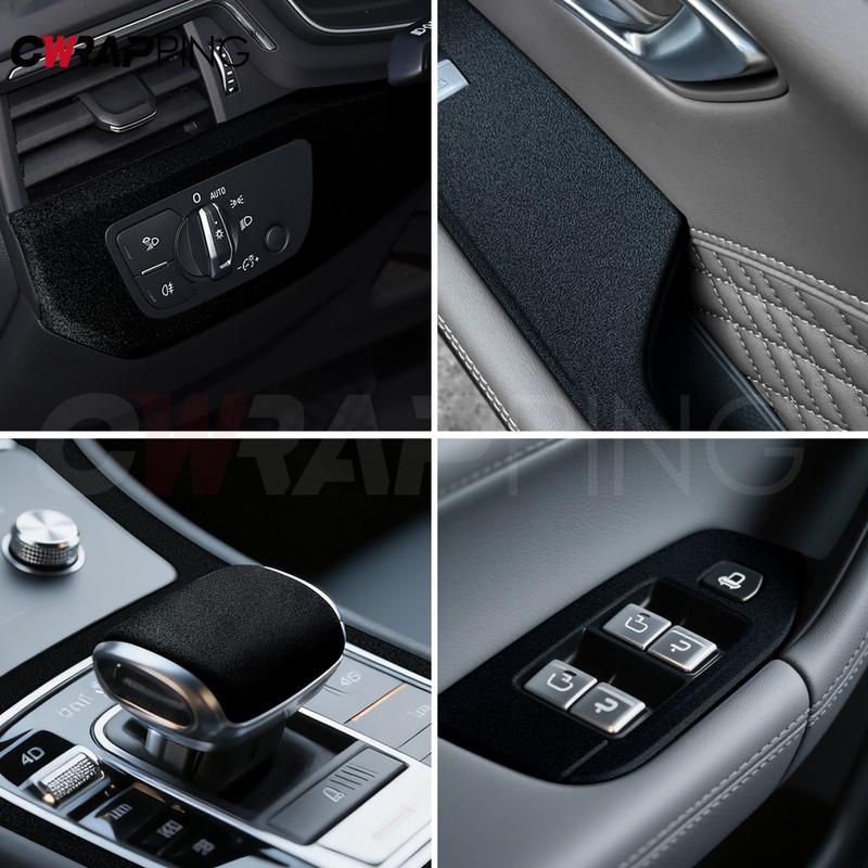 Matte Black Film Auto Outdoor Accessories Motorcycles Motorcycle Adhesive Vinyl Car Stickers Car Wrapping Sticker Body Covering