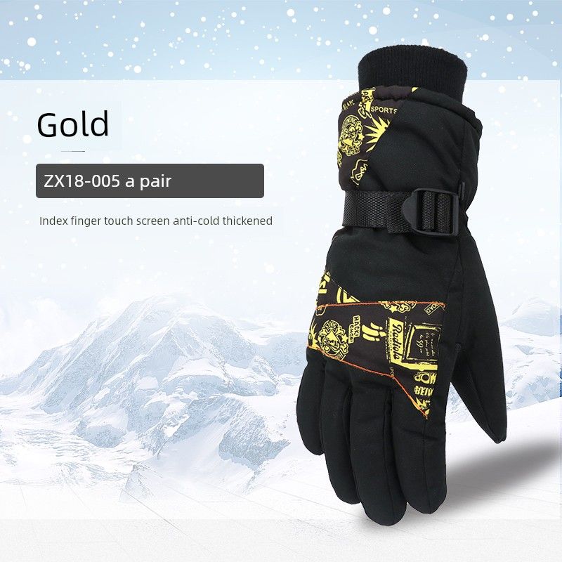 

Зимние перчатки Heattech Мужские Велосипедные Мотоциклетные Электромобильные Защита от холода Флисовые Утепленные Хлопковые Лыжные Для улицы Зимние Ветрозащитные Men s gold 005 All yards