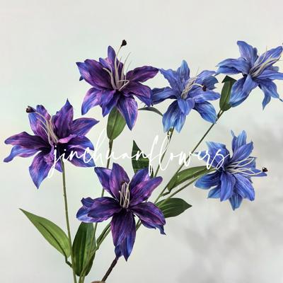 New 3D Printed Lily Simulation Flower for Wedding and Home Decoration Decoration Lily Photography Props Flower Materials