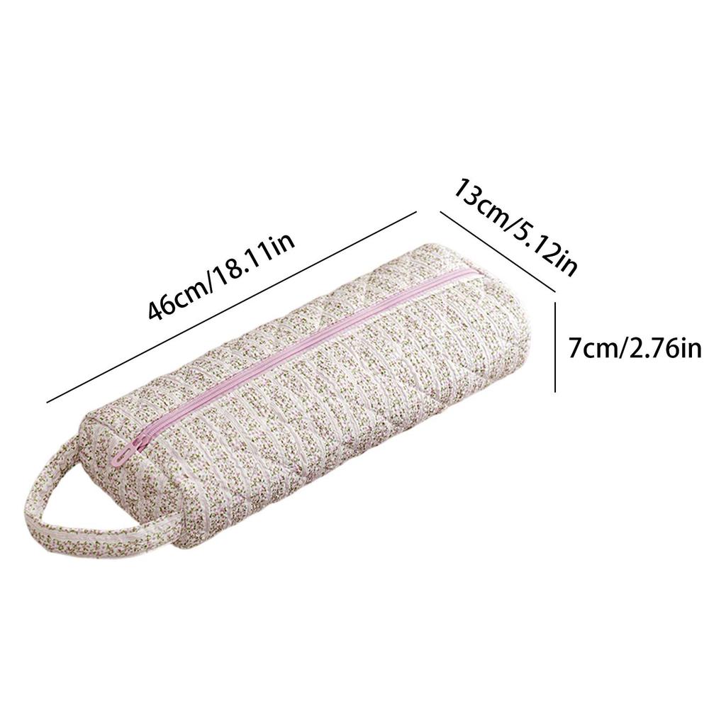 Quilted Travel Storage Bag Shockproof Padded Portable Hair Tools Bag Large Capacity Hair Straightener Container for Home Storage