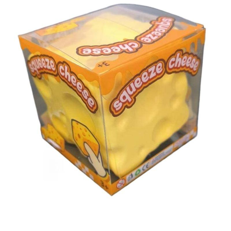 2026 dekompresní blok měkkého sýra - dekompresní plastová hračka s funkcí vytlačování squishy bola pop it hračka