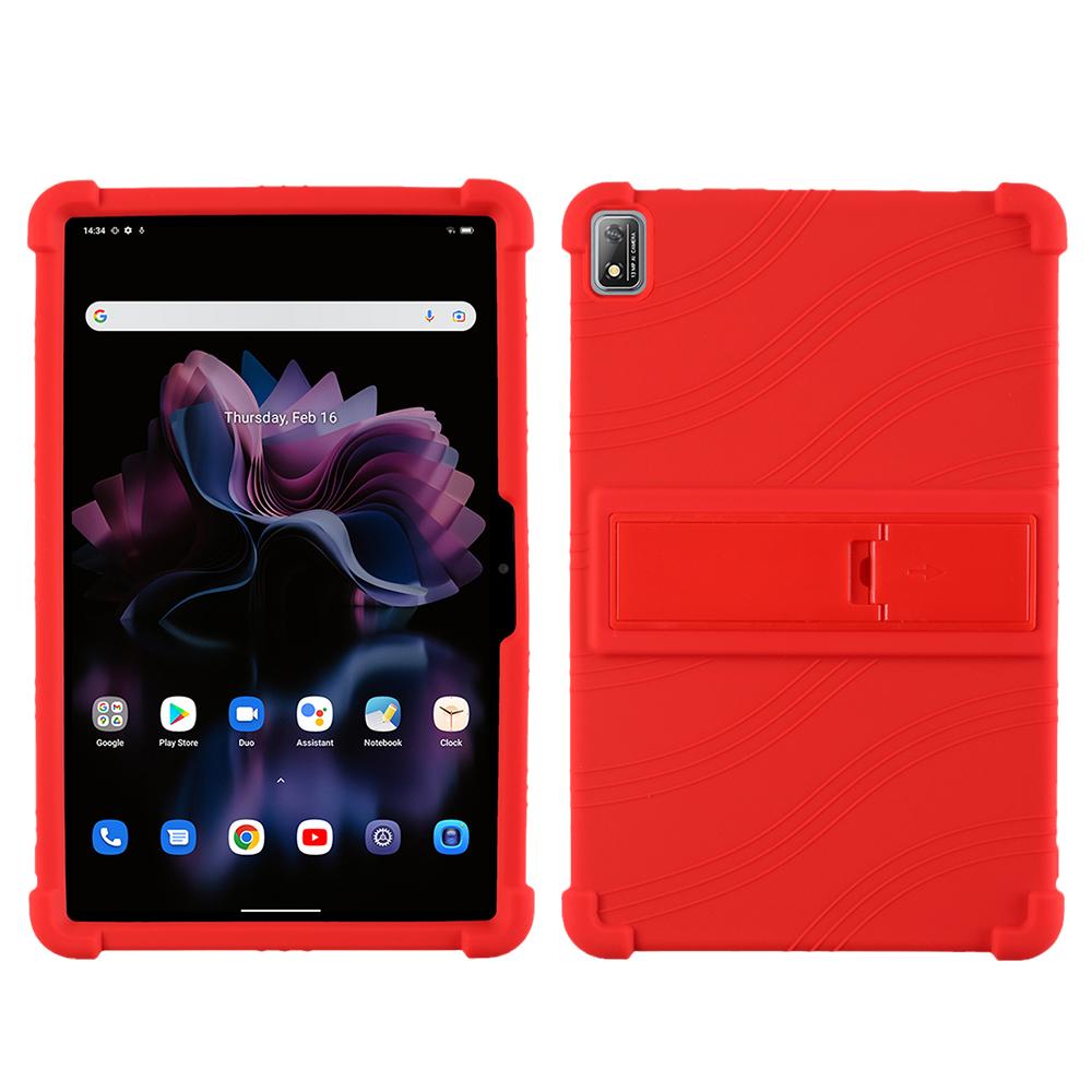 

Чехол для планшета Blackview Tab 16 Android Case Kids Safety Tab16 11 T616 Kickstand Funda с 4 противоударными подушками безопасности Мягкий силикон For Blackview Tab 16 красный
