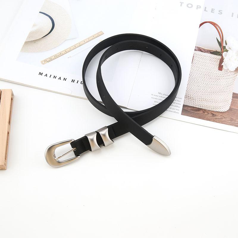 Niche Design Belt Women S Summer Simple Black Belt Casual Jeans Belt