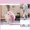 Adorable Hedgehog Plush Toy Soft Stuffed Keychain Doll Cute Small Animal Gift