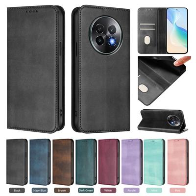 Magnetic Leather Flip Wallet Phone Case For Realme 15 13 12 Pro 14 Pro+ 15T 14T 14x 13 12x 12 Lite 11x Card Holder Stand Cover