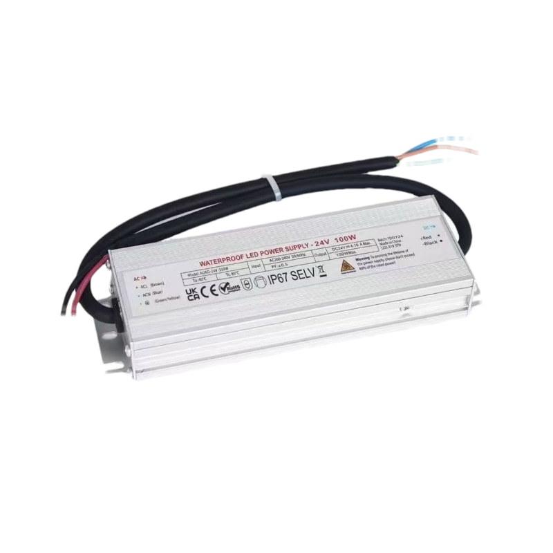IP67 Waterproof LED Strip Light Driver 12/24/48V for Outdoor Signage and Doorplate Lighting