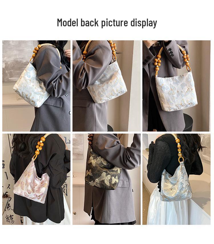 Summer Butterfly Chic Women's Underarm Tote Handbag 2025 National Tide Edition