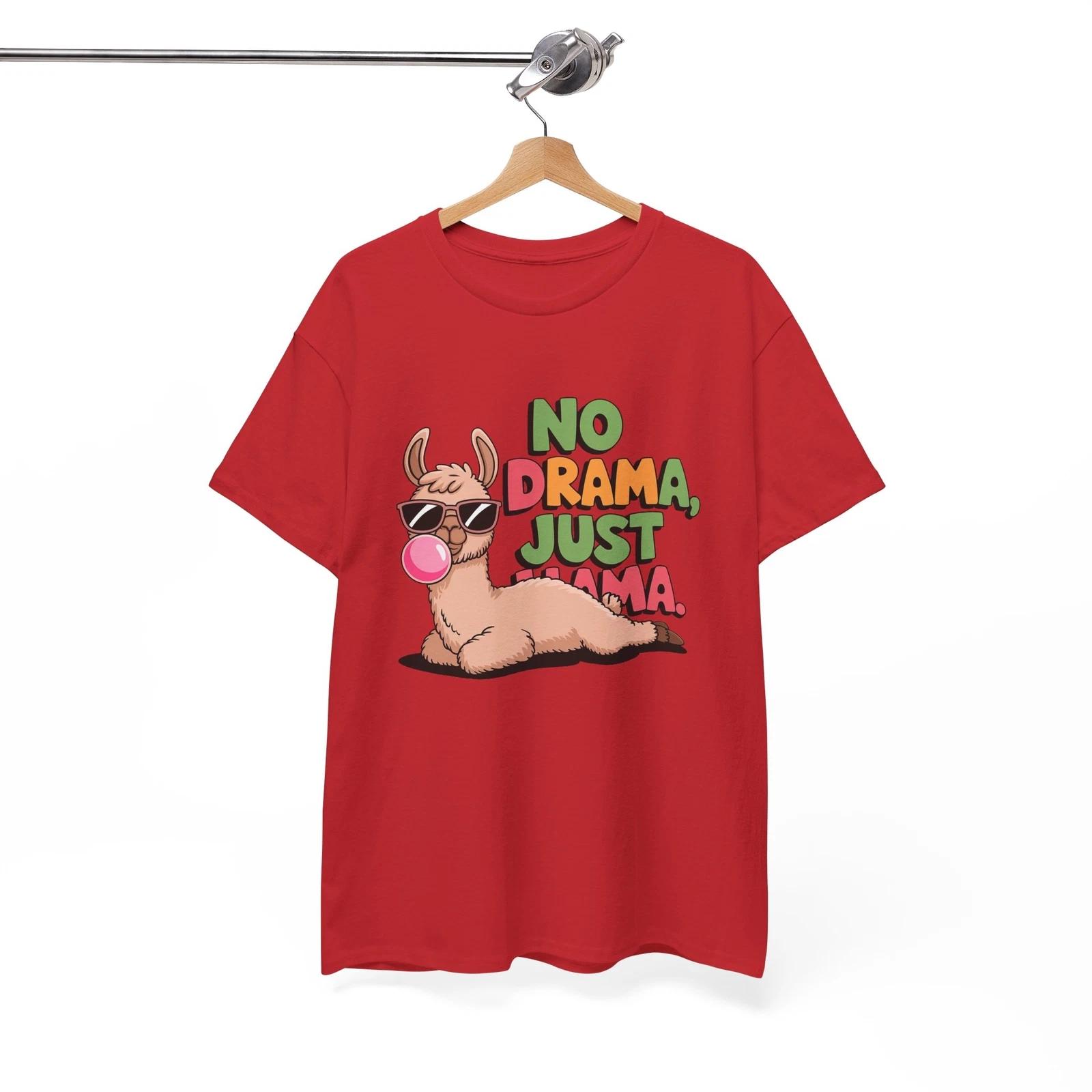 Llama Just Sayin T-Shirt | Funny Animal Humor Tee | Cute Alpaca Shirt 3XL