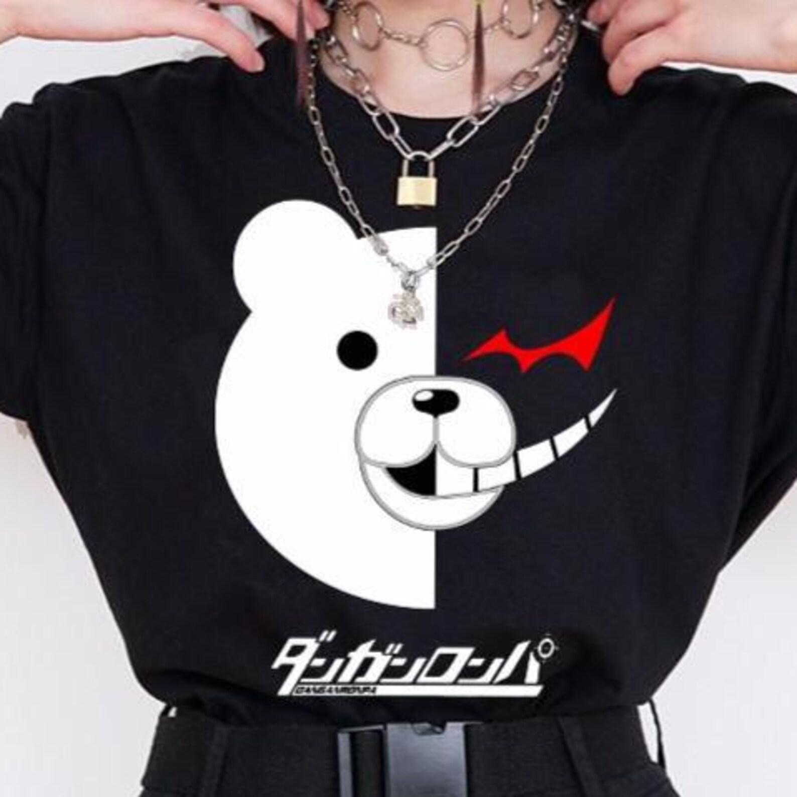 Monokuma Danganronpa Shirt - Danganronpa Tshirt,Anime Cosplay Tee XL
