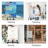Painting Triangle Easel Hand-cranked Model Adjustable Height Adjustable Lifting Rod Easel Art Display Stand