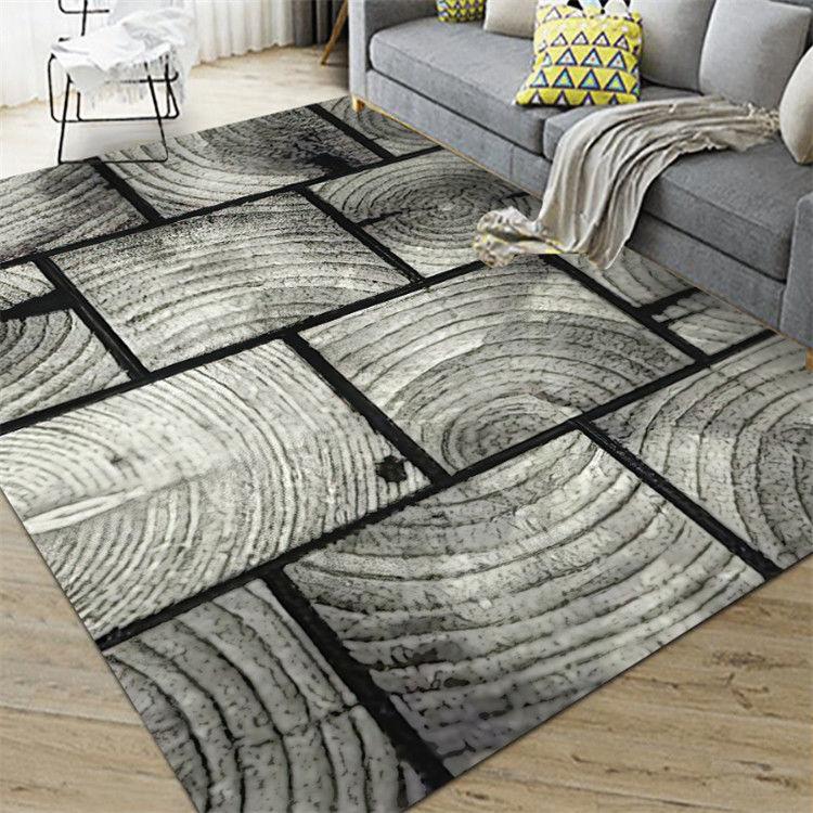 Wohnzimmer Schlafzimmer Geometrie Teppich Anti-Rutsch Bodenmatte weich nordischen Luxus Bereich Teppich Home Dekoration