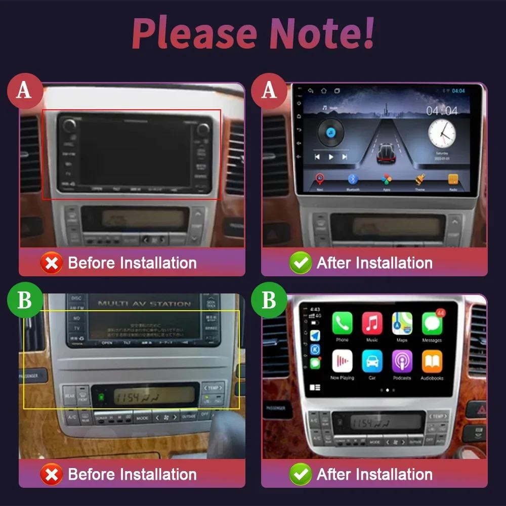 Car radio Android Smart Car Radio For Toyota Alphard 2002-2008 Stereo Audio Vidio Multimedia Player 5G wifi GPS Navigation